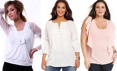 blouses for girls with large sizes